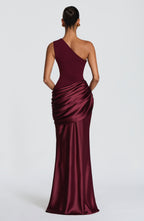 Cassandra Maxi Dress - Cherry Lacquer