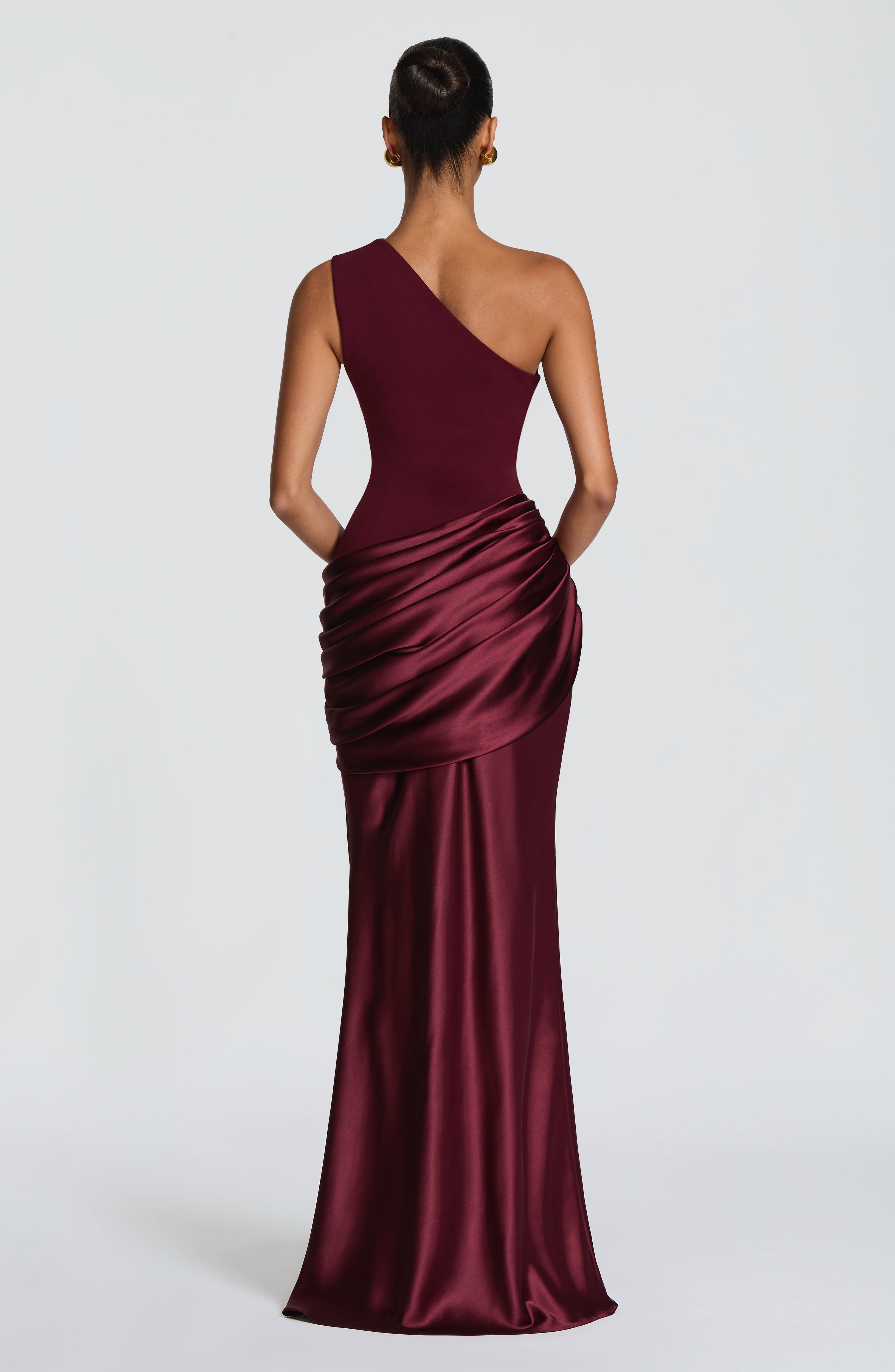 Cassandra Maxi Dress - Cherry Lacquer
