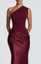 Cassandra Maxi Dress - Cherry Lacquer