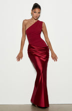 Cassandra Maxi Dress - Deep Red