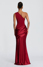 Cassandra Maxi Dress - Deep Red