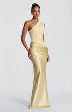 Cassandra Maxi Dress - Lemon