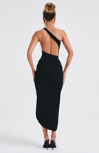 Olivia Midi Dress - Black