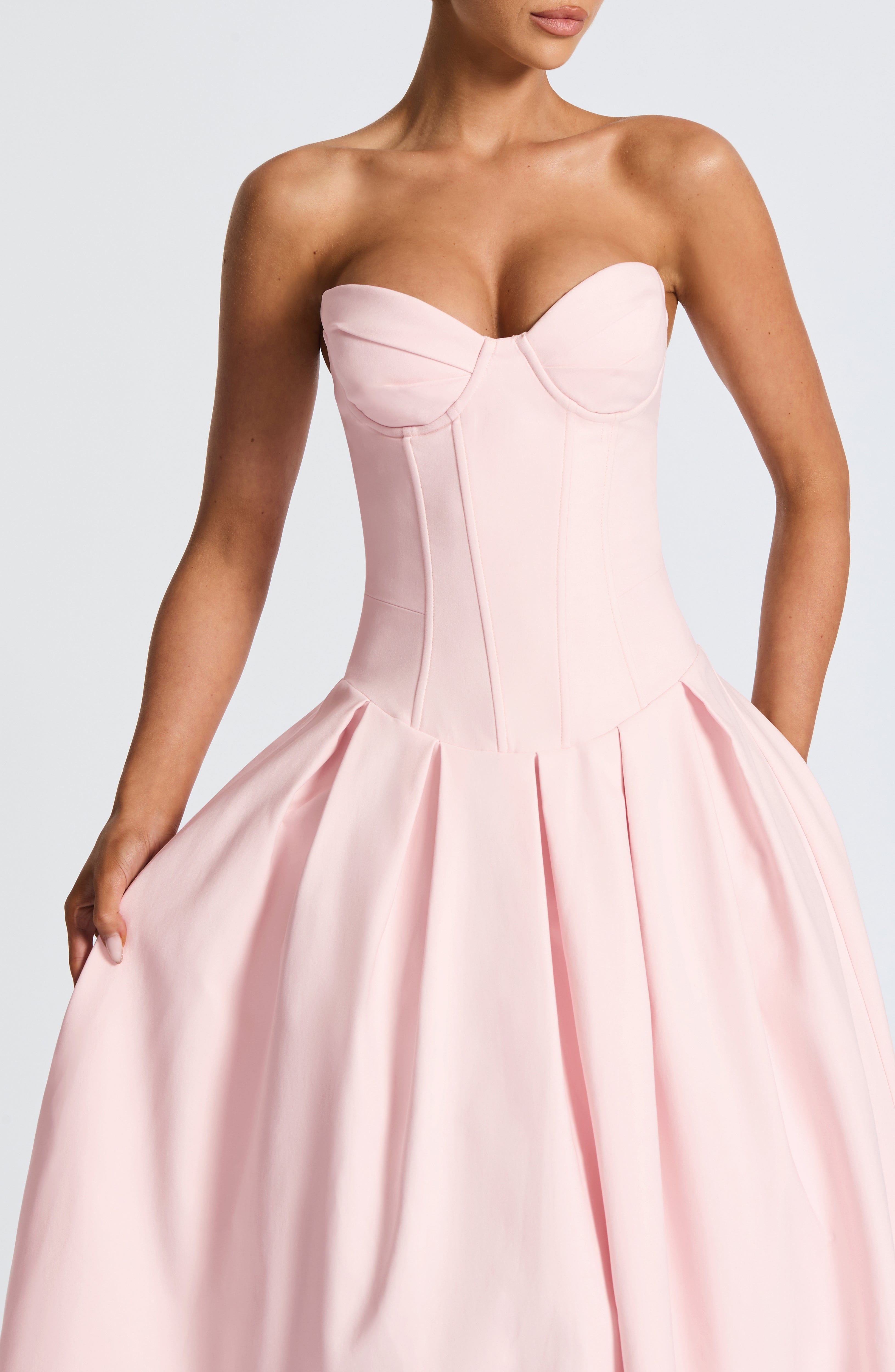 Emma Midi Dress - Blush