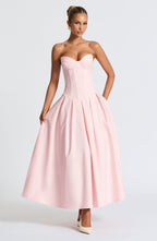 Emma Midi Dress - Blush