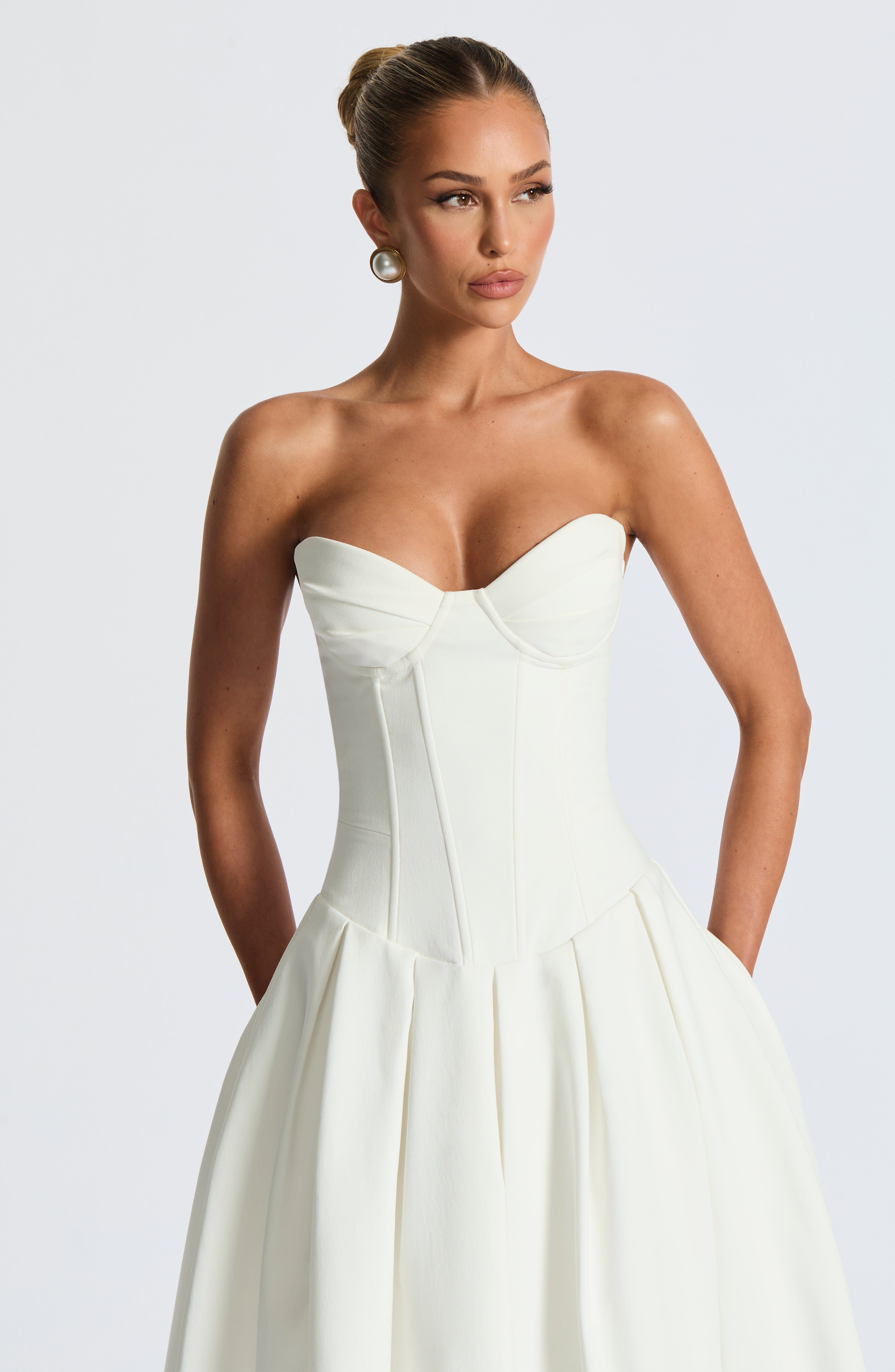 Emma Midi Dress - Ivory