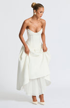 Emma Midi Dress - Ivory