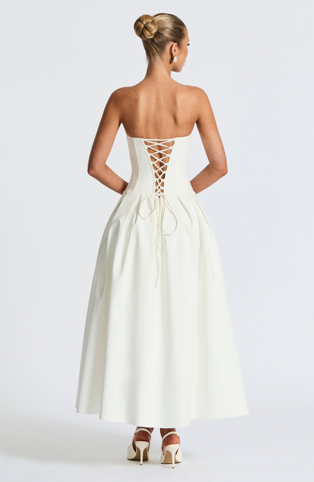 Emma Midi Dress - Ivory