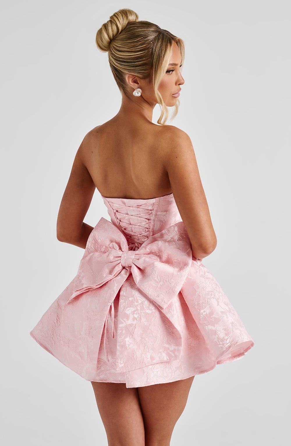 Natalie Mini Dress - Blush