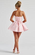 Natalie Mini Dress - Blush