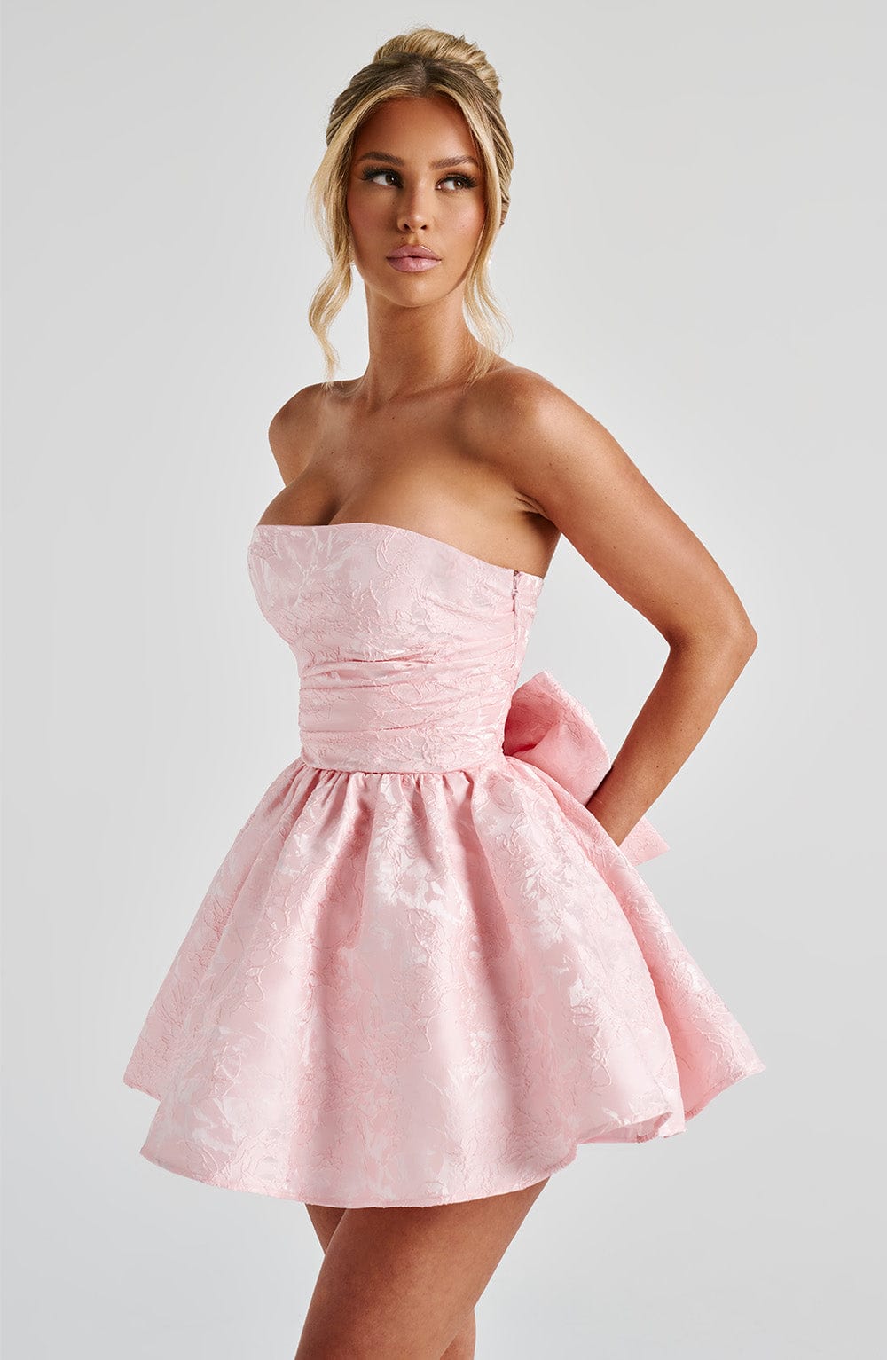 Natalie Mini Dress - Blush