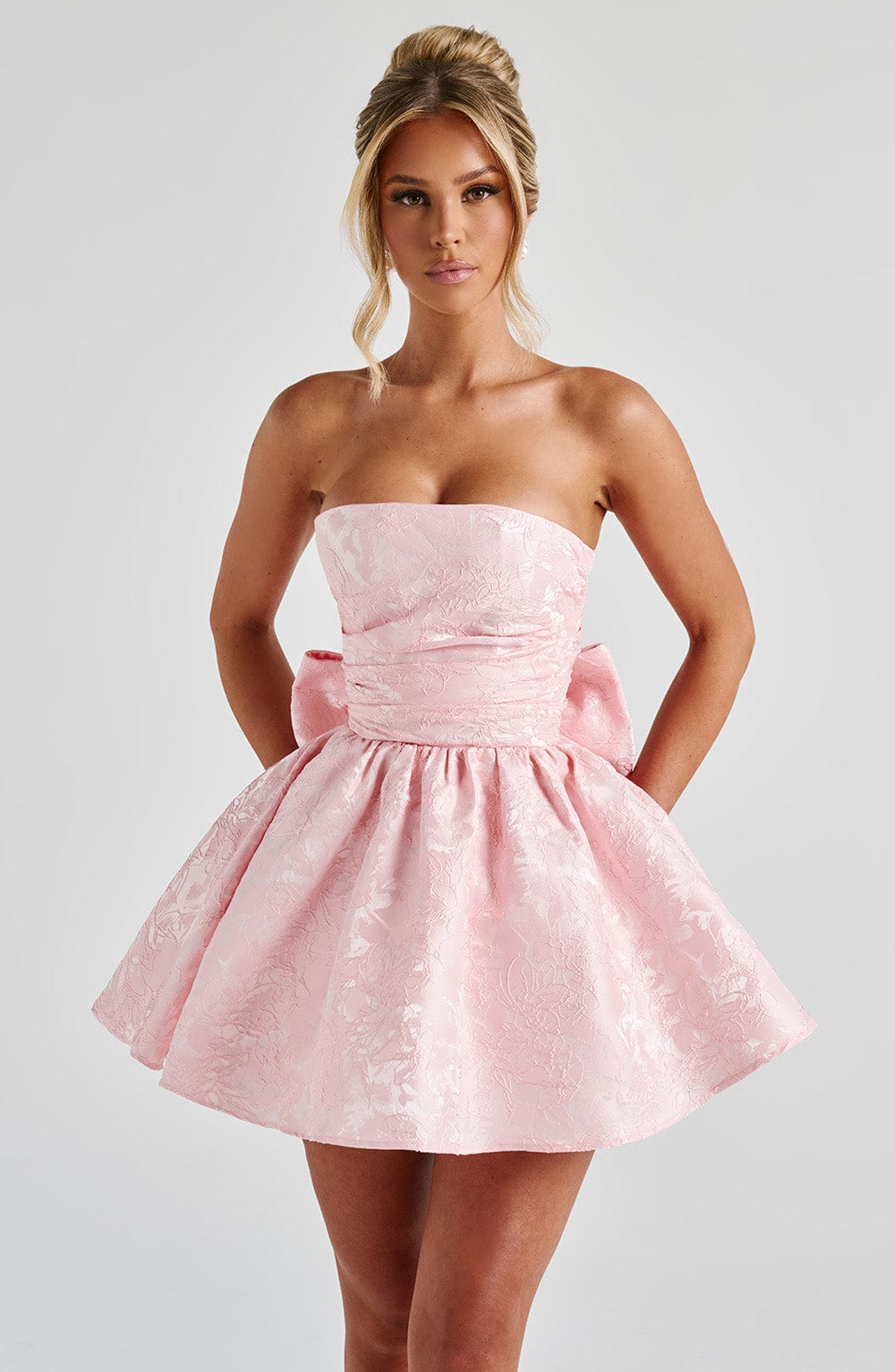 Natalie Mini Dress - Blush