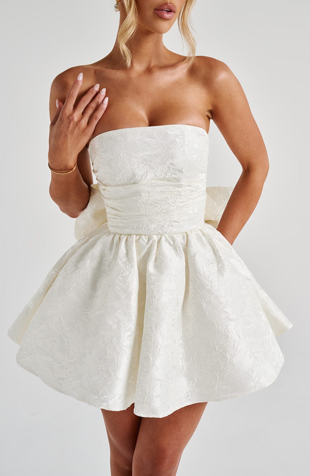 Natalie Mini Dress - Ivory