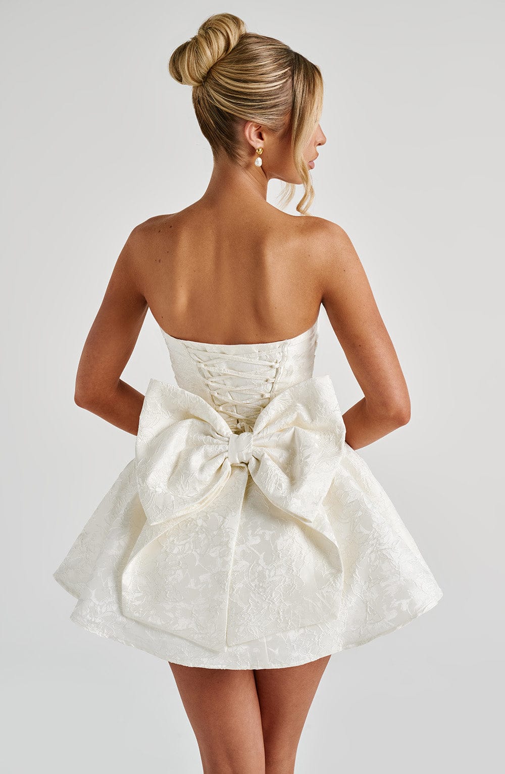 Natalie Mini Dress - Ivory
