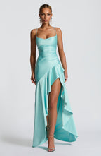 Sage Maxi Dress - Aqua