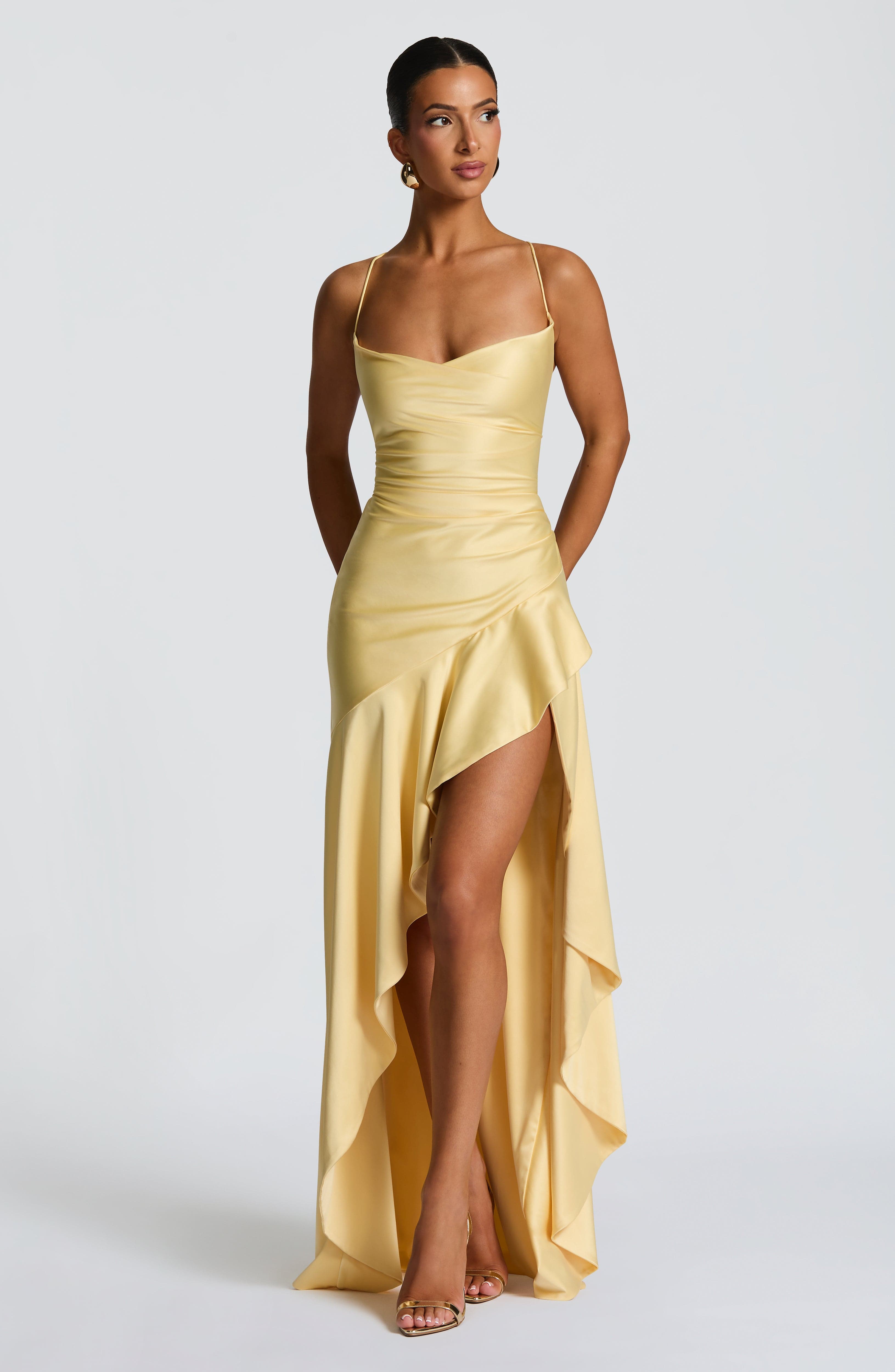 Sage Maxi Dress - Lemon