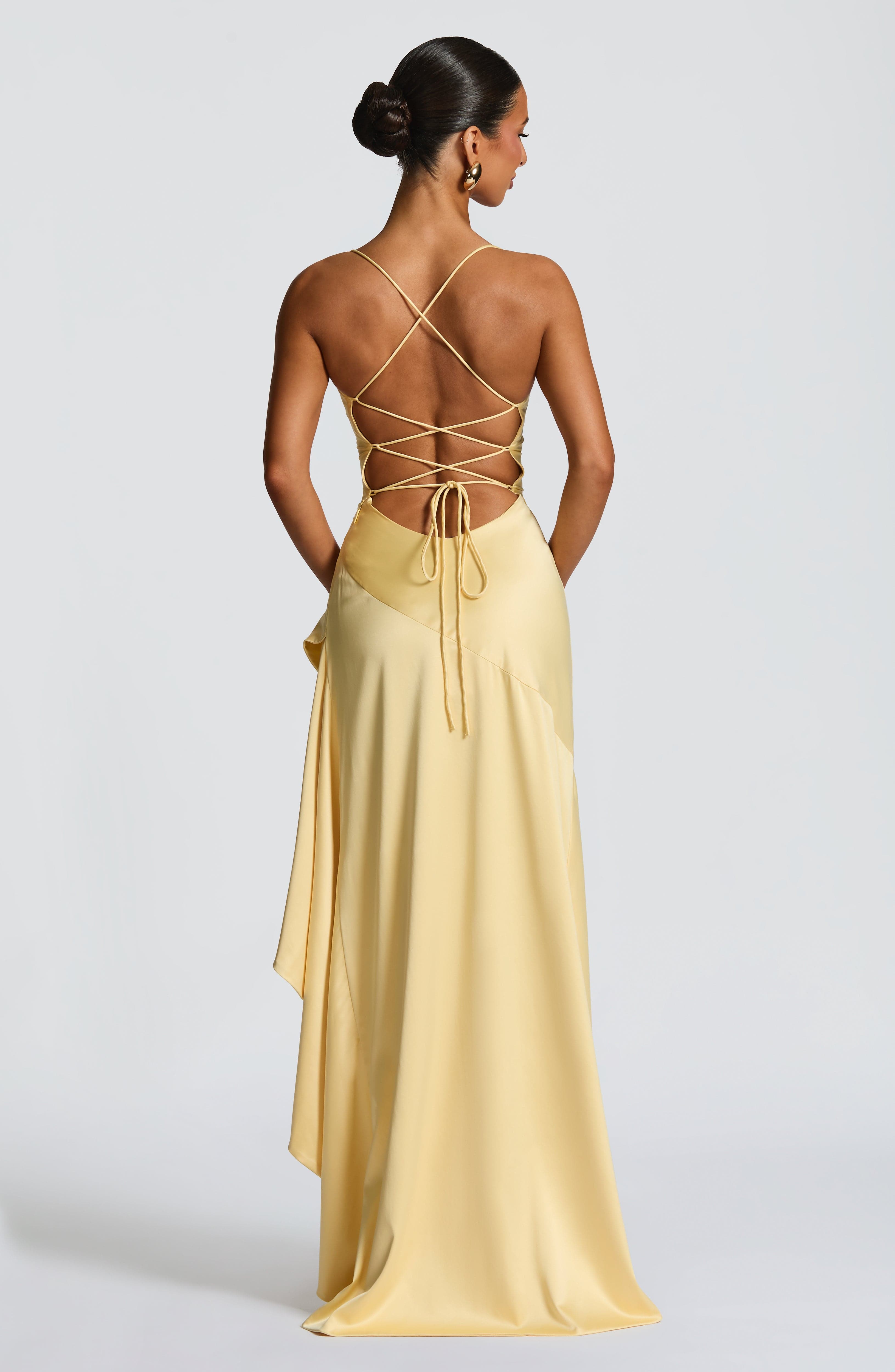 Sage Maxi Dress - Lemon