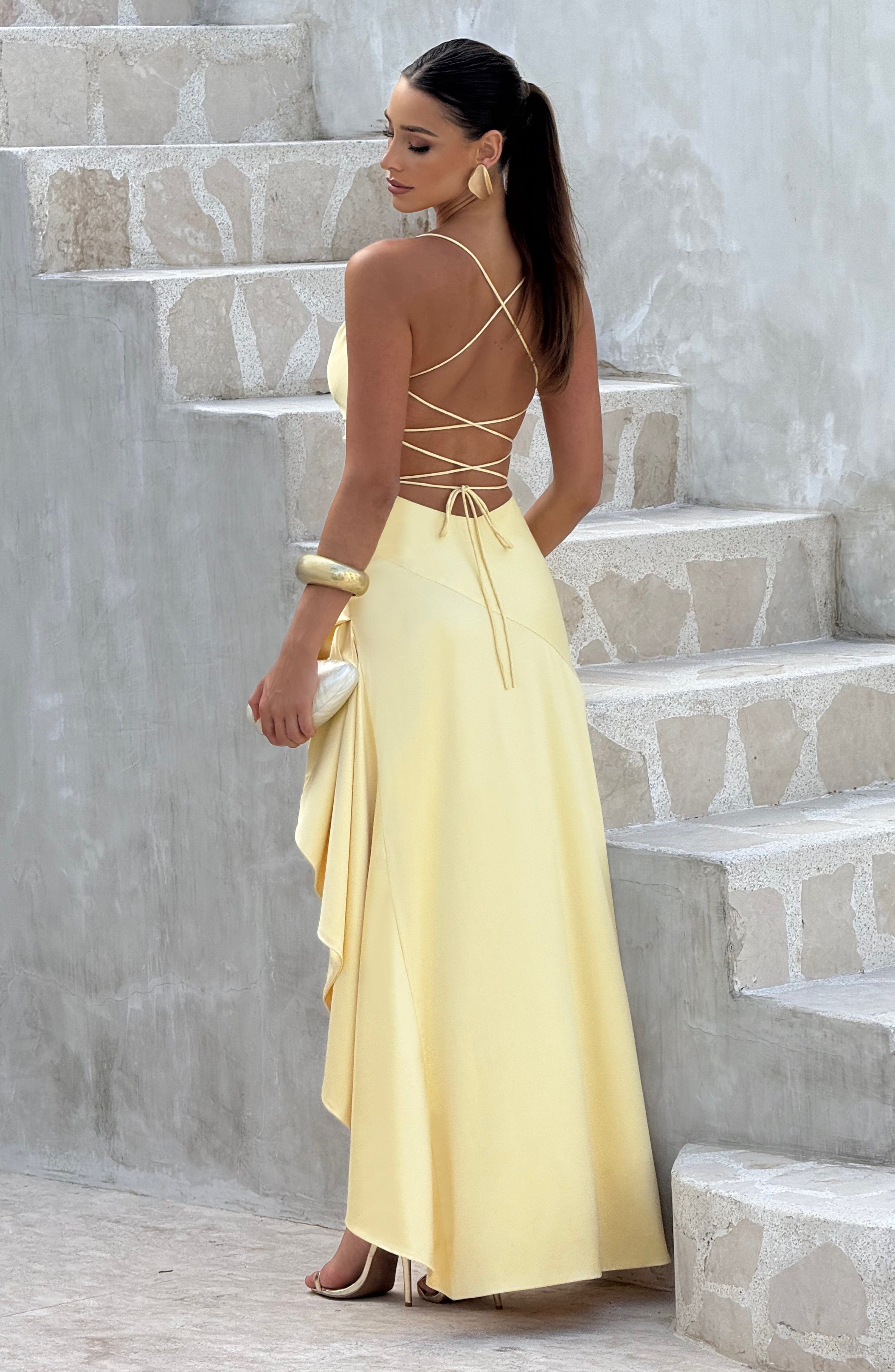 Sage Maxi Dress - Lemon