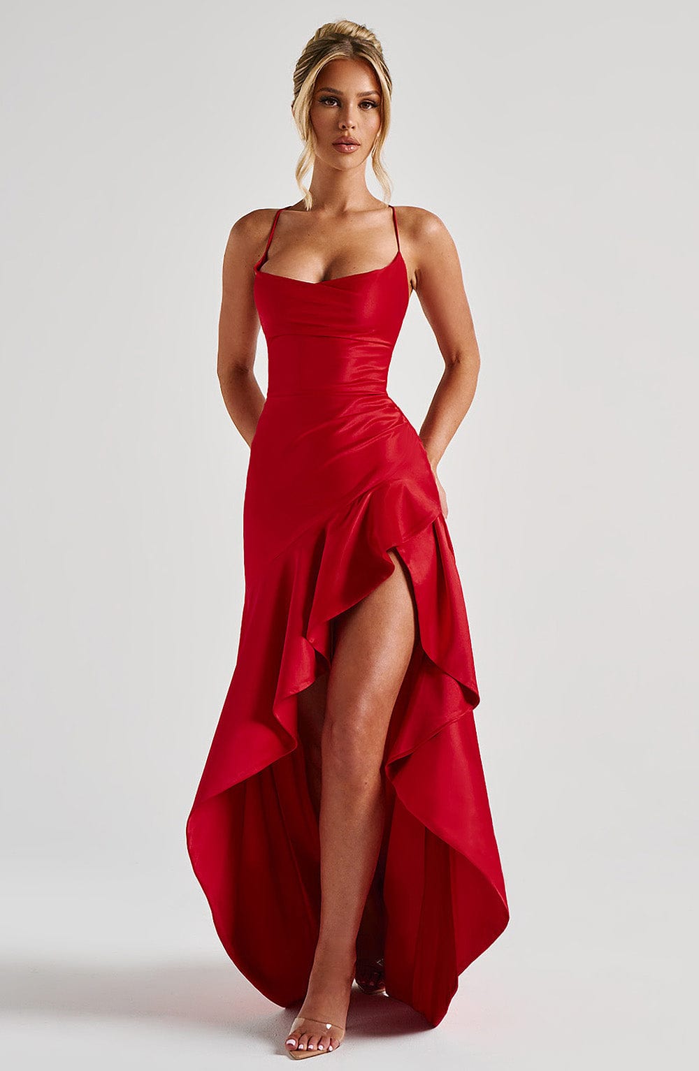 Sage Maxi Dress - Red