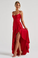 Sage Maxi Dress - Red