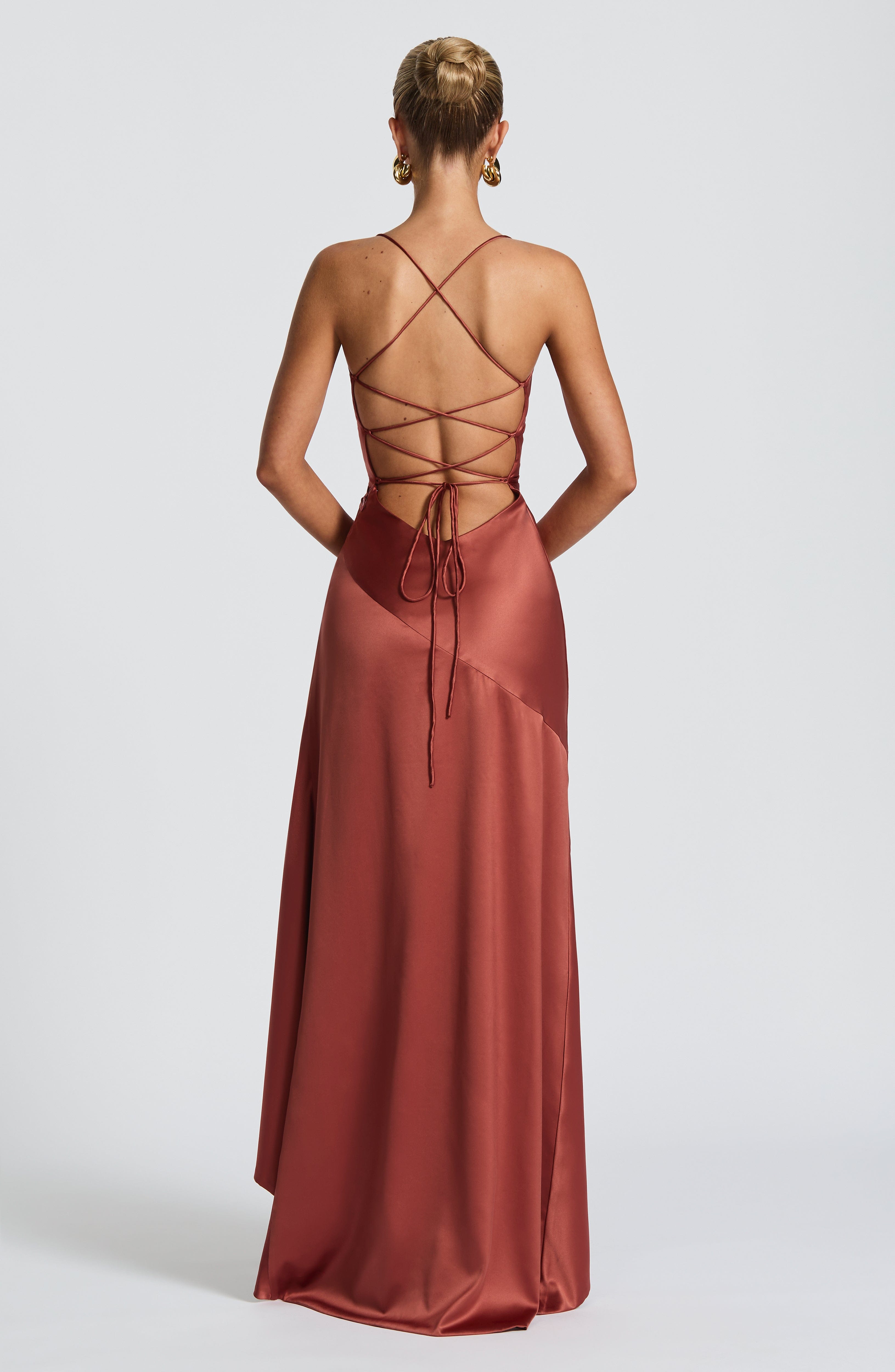 Sage Maxi Dress - Rust