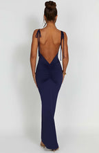 Antonia Maxi Dress - Navy