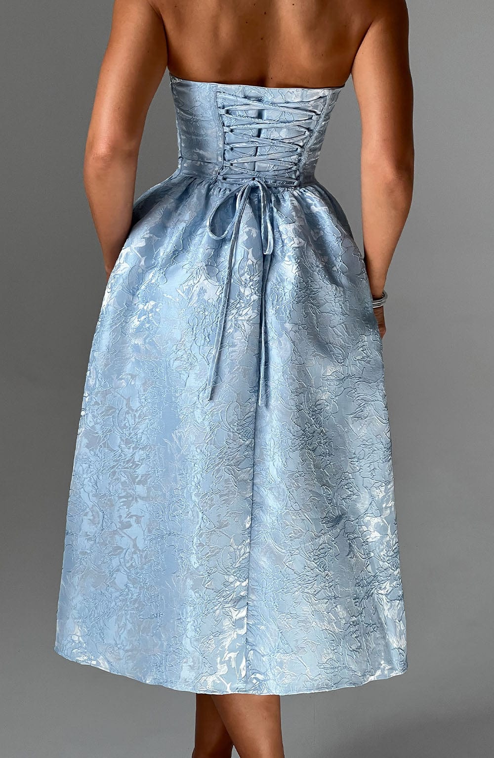 Isla Midi Dress - Blue
