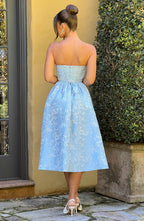 Isla Midi Dress - Blue