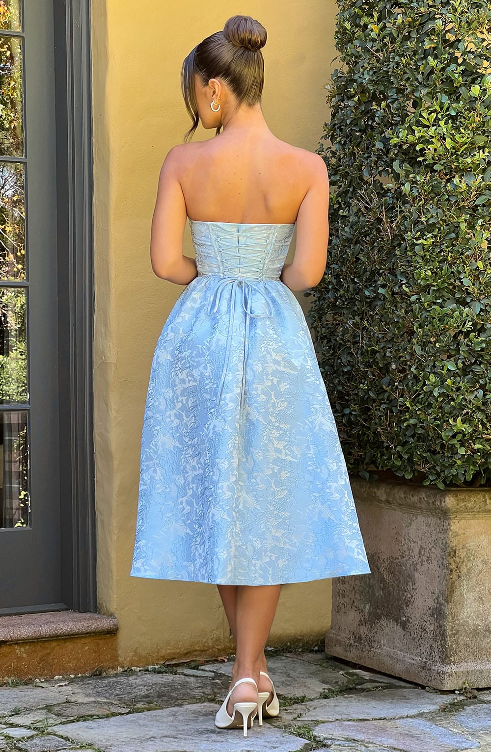 Isla Midi Dress - Blue
