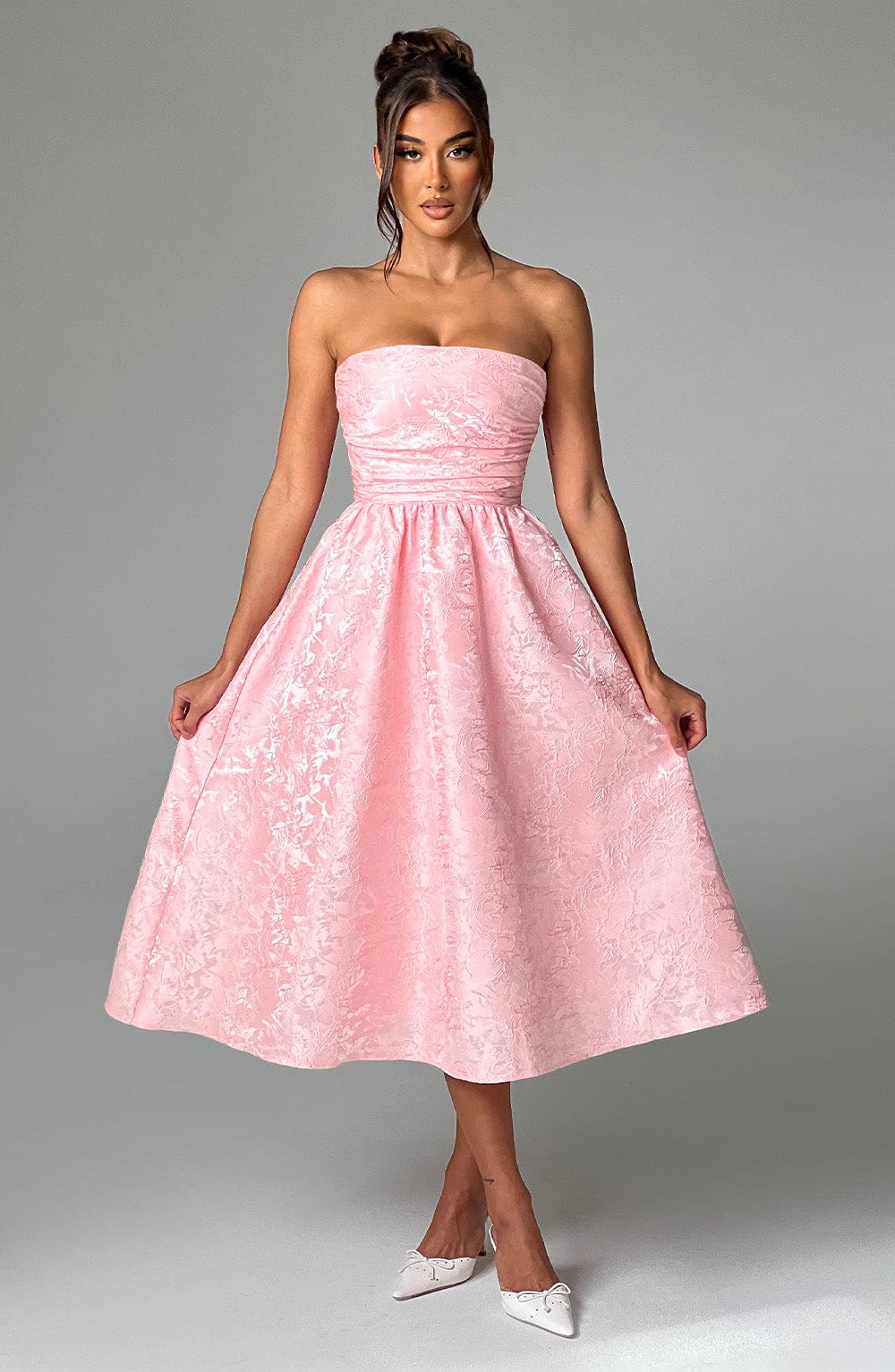 Isla Midi Dress - Blush