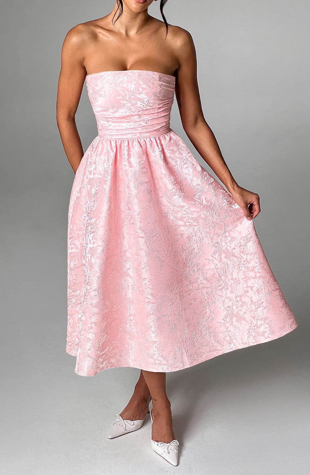 Isla Midi Dress - Blush
