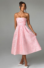 Isla Midi Dress - Blush