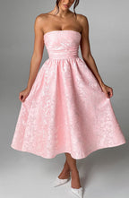 Isla Midi Dress - Blush