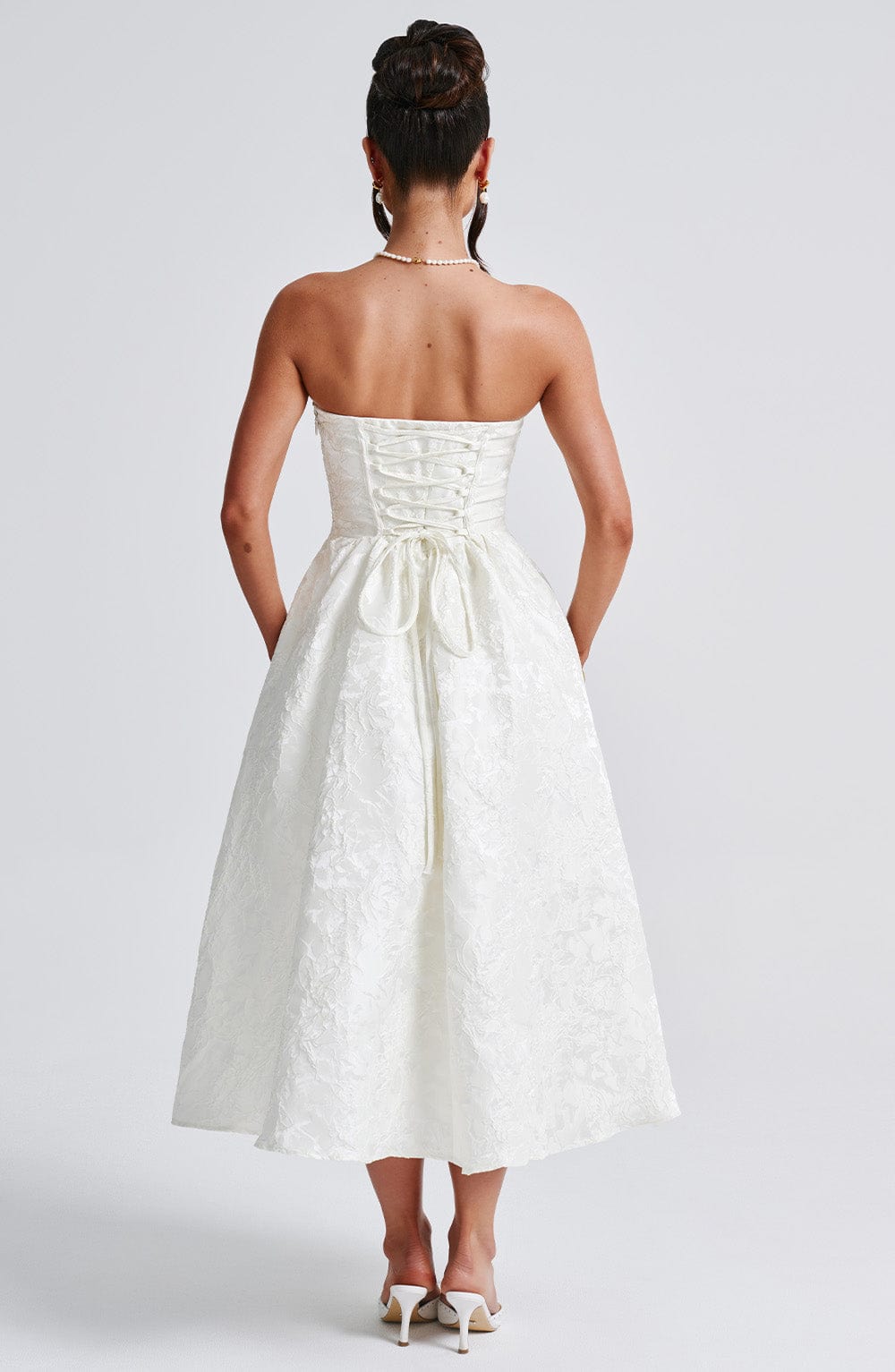 Isla Midi Dress - Ivory