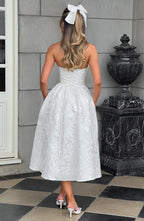 Isla Midi Dress - Ivory