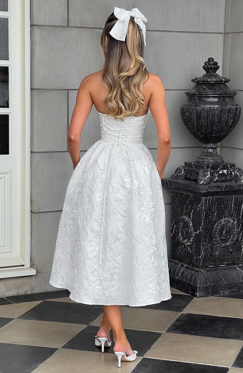 Isla Midi Dress - Ivory