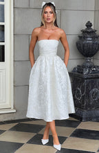 Isla Midi Dress - Ivory