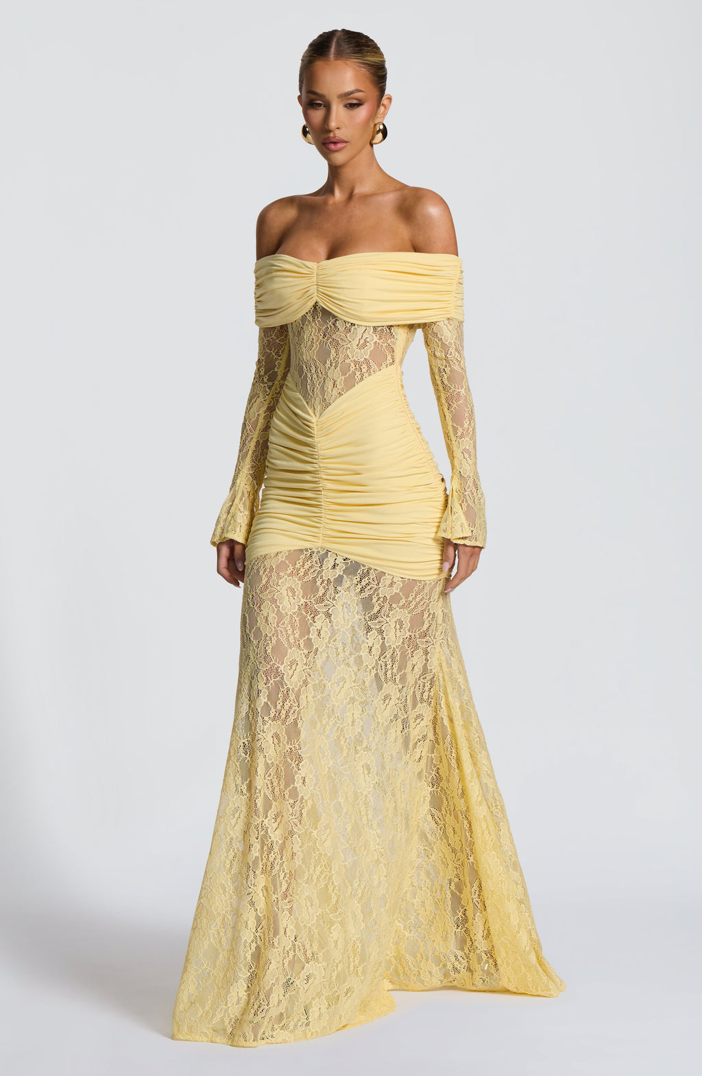 Kristina Maxi Dress - Lemon
