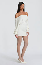 Lisa Mini Dress - Ivory