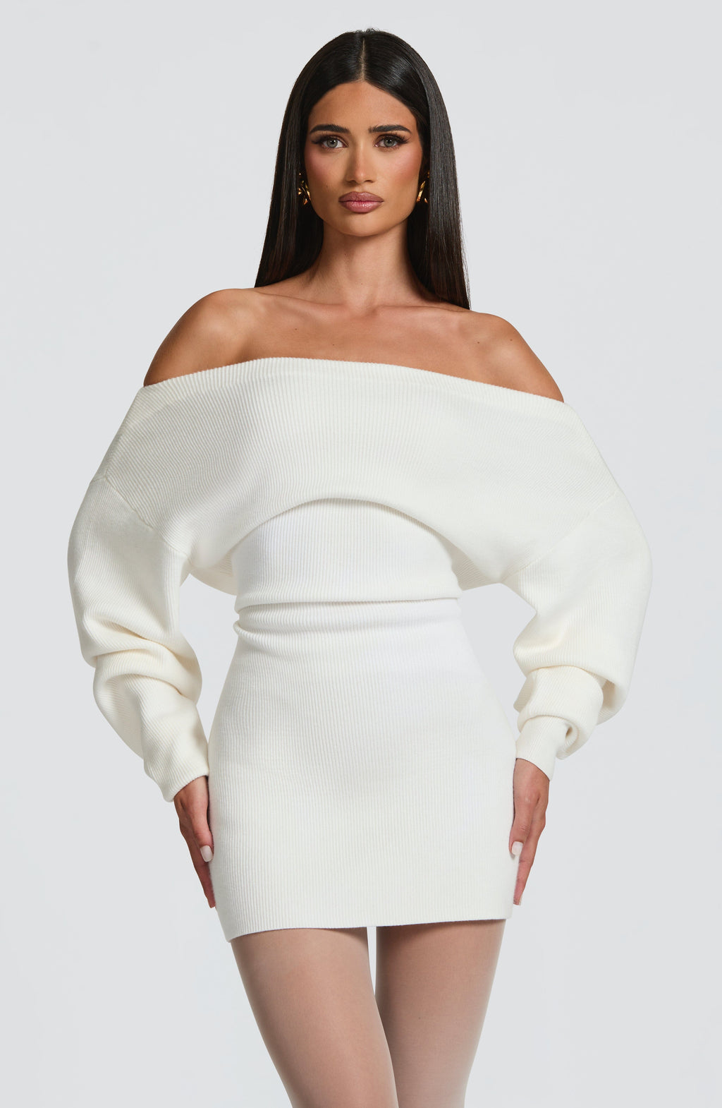 Lisa Mini Dress - Ivory