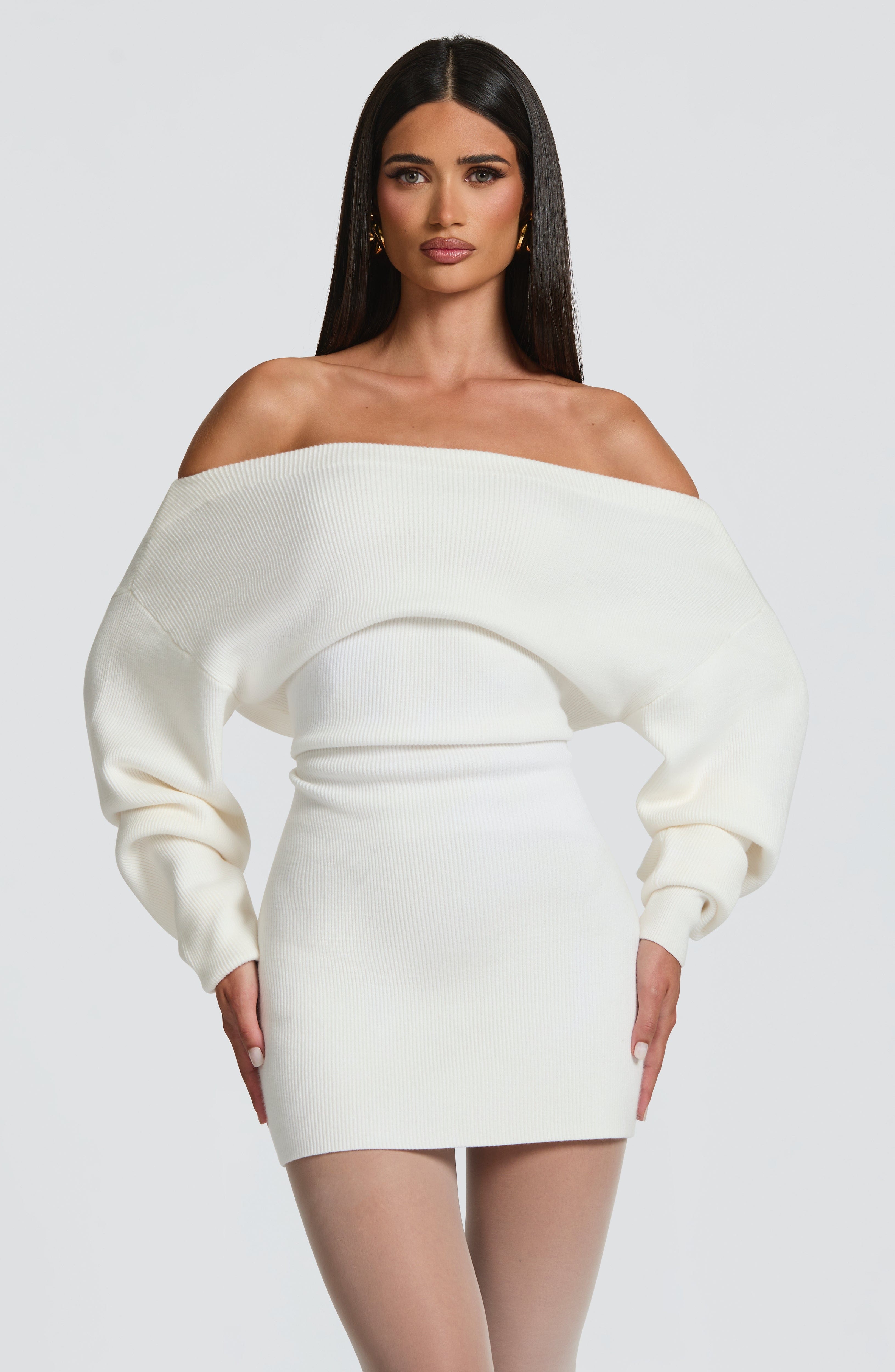 Lisa Mini Dress - Ivory