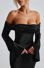 Tia Maxi Dress - Black