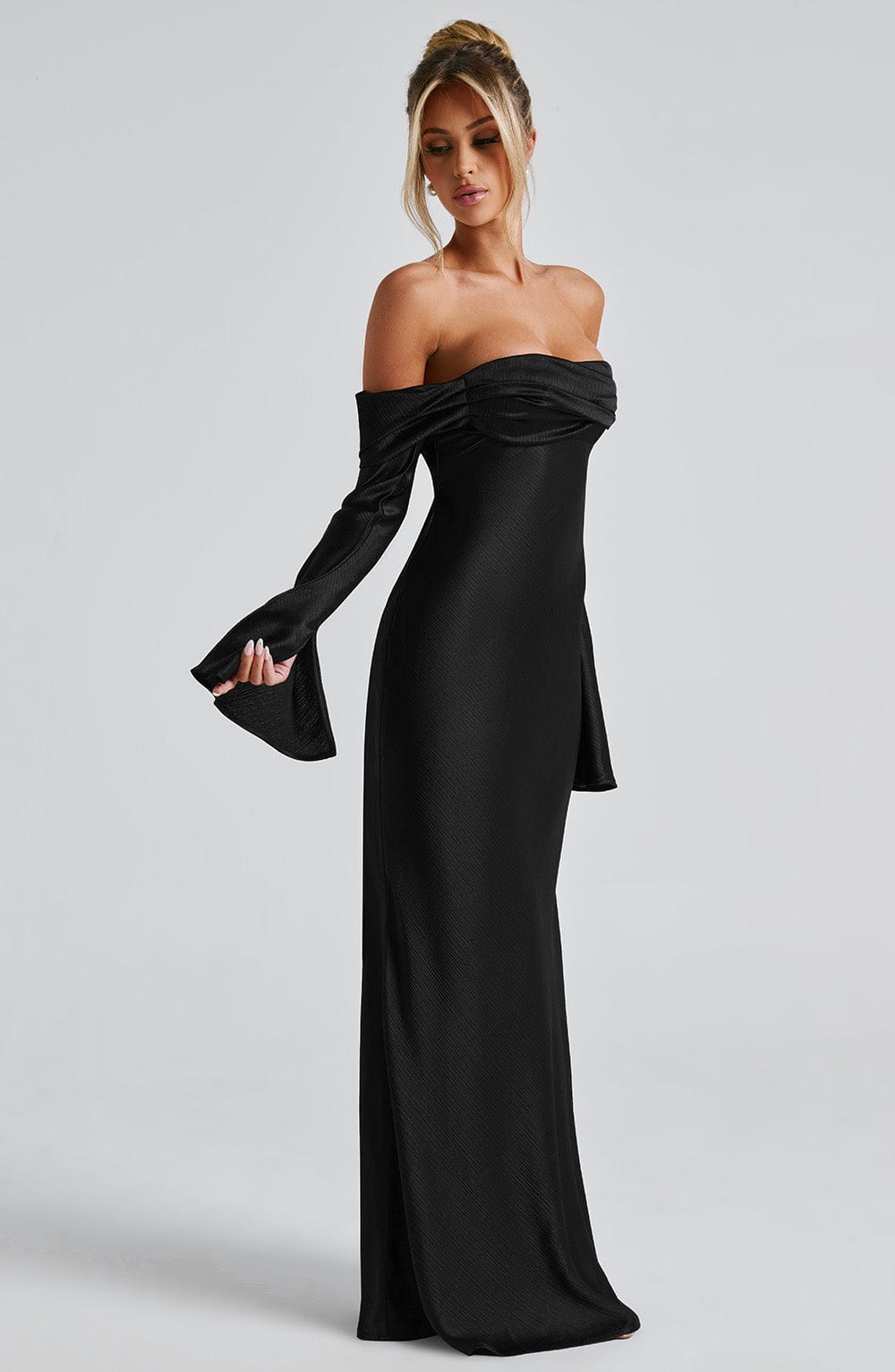 Tia Maxi Dress - Black