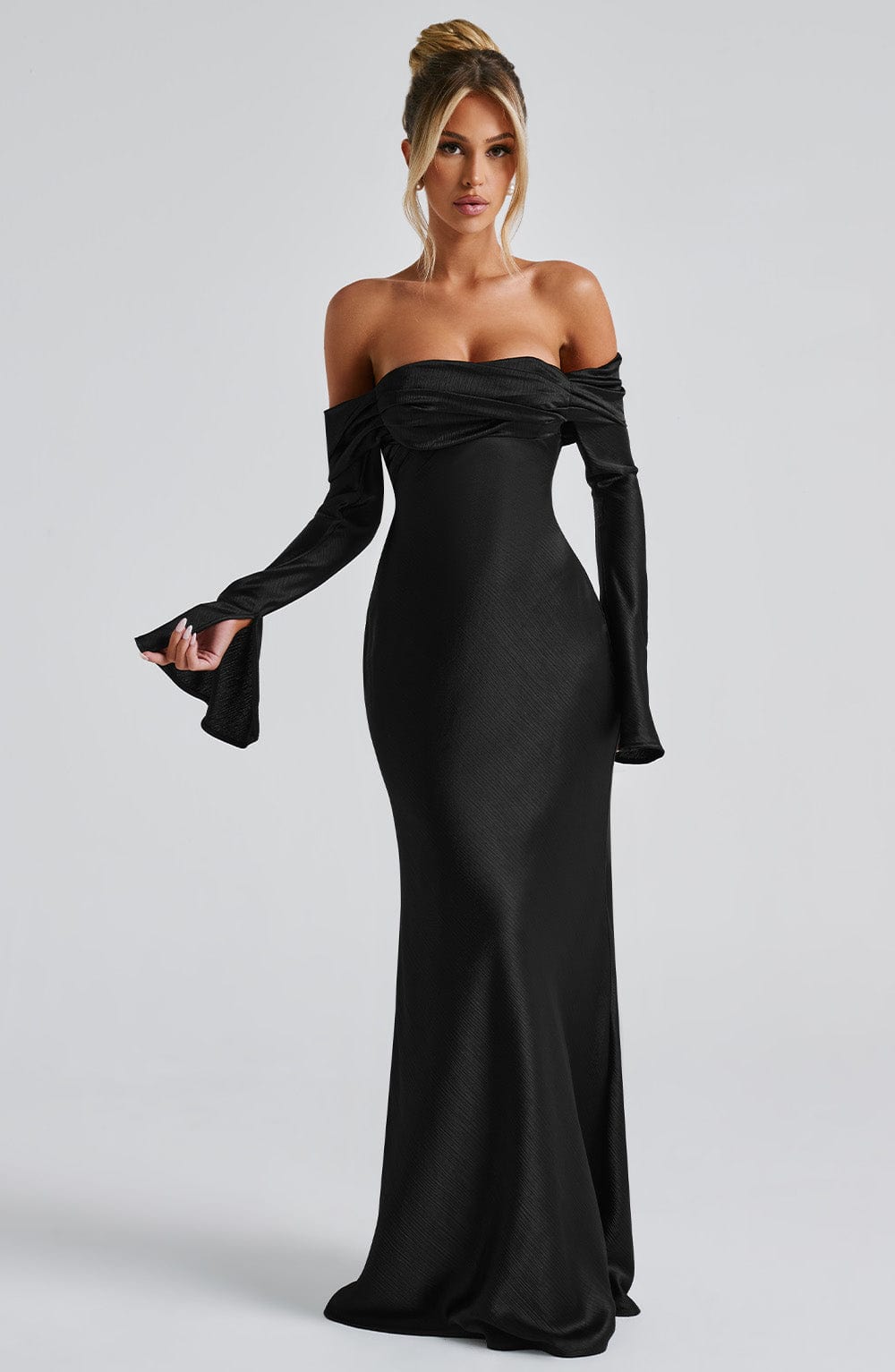 Tia Maxi Dress - Black