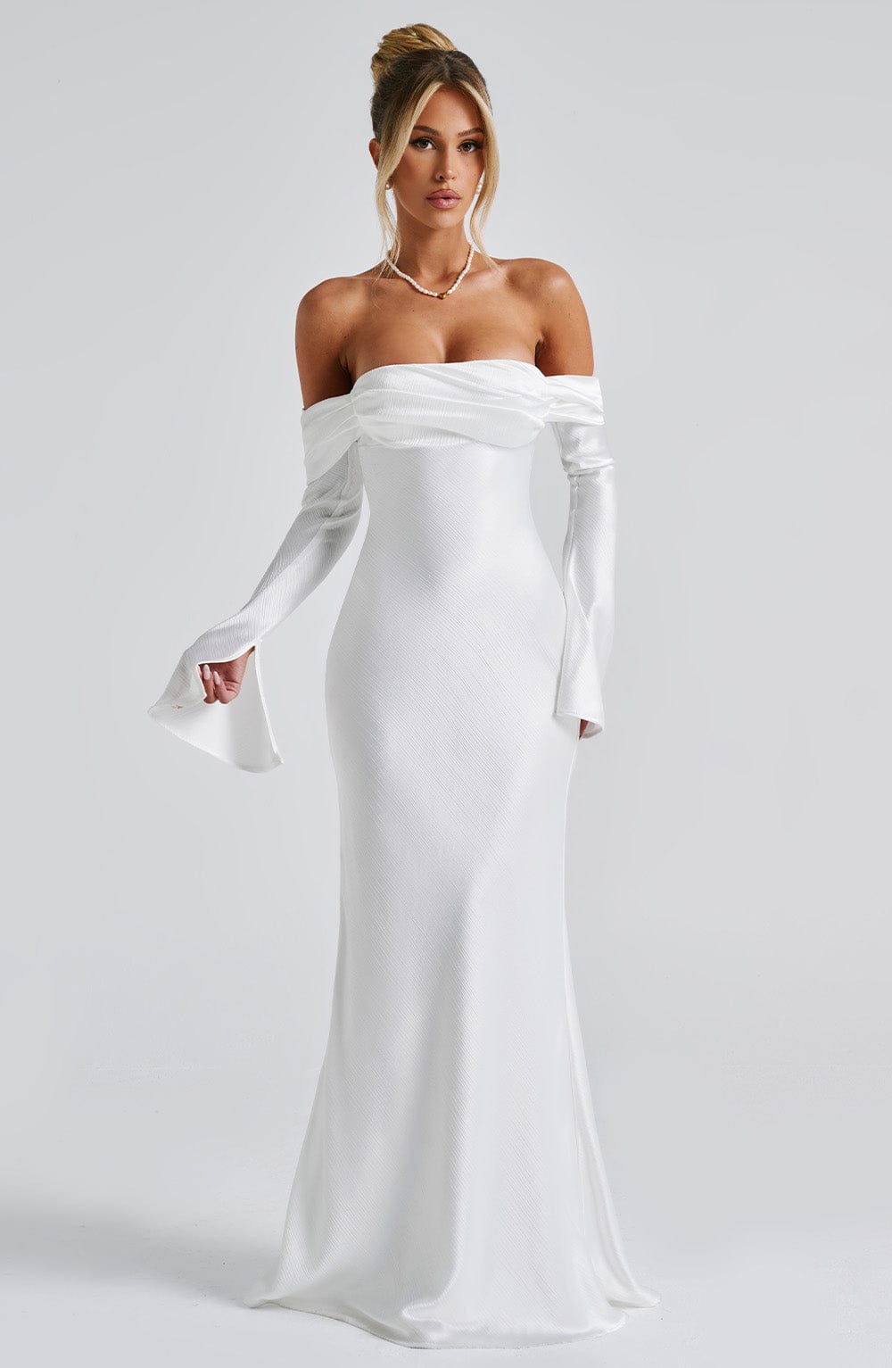 Tia Maxi Dress - Ivory
