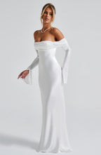 Tia Maxi Dress - Ivory