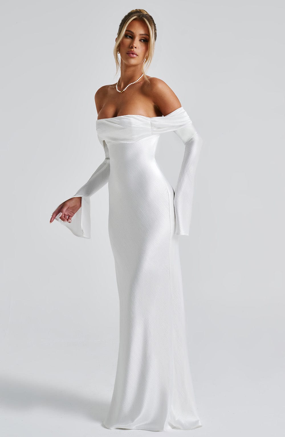 Tia Maxi Dress - Ivory