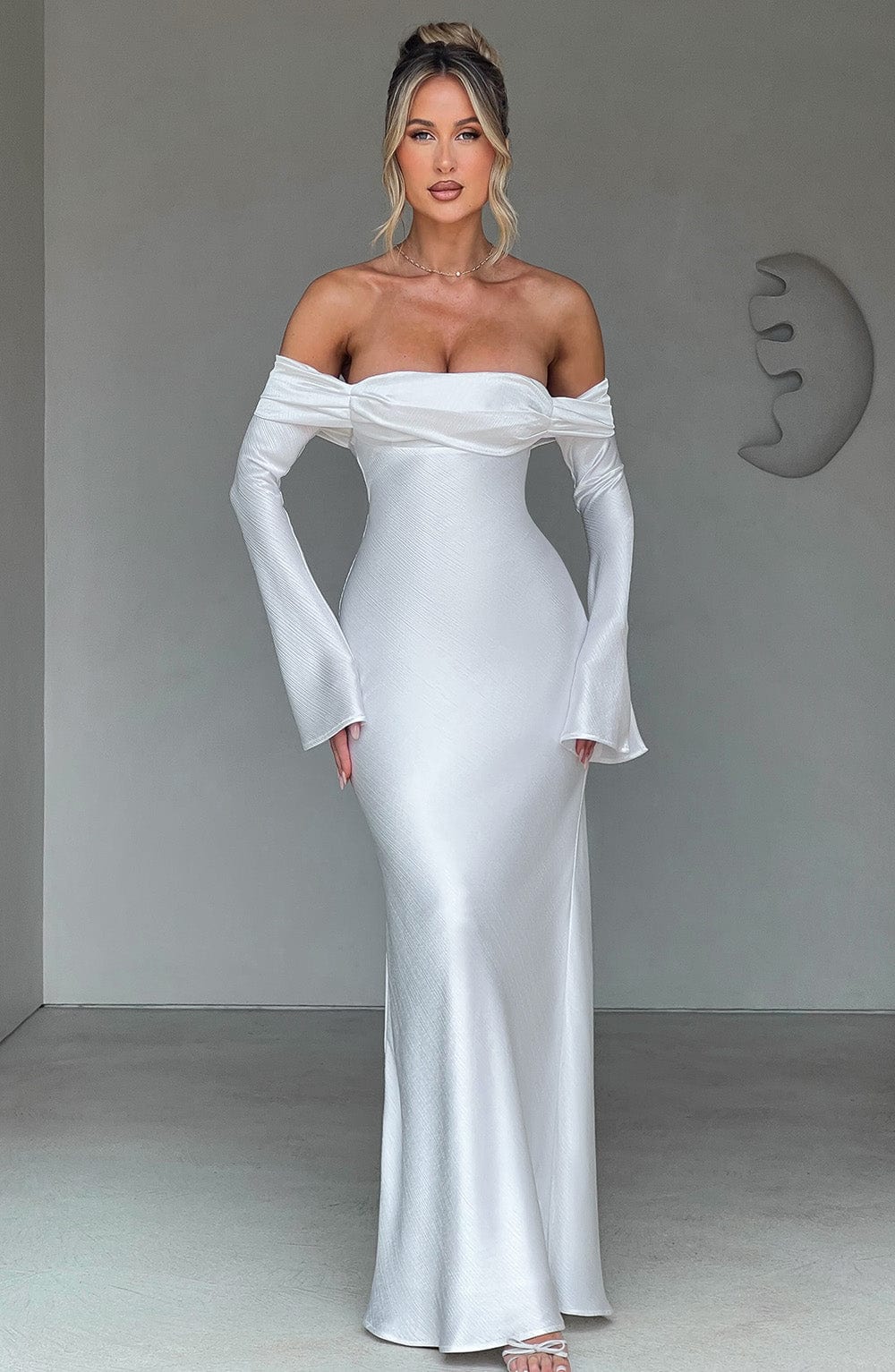 Tia Maxi Dress - Ivory