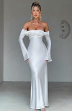 Tia Maxi Dress - Ivory