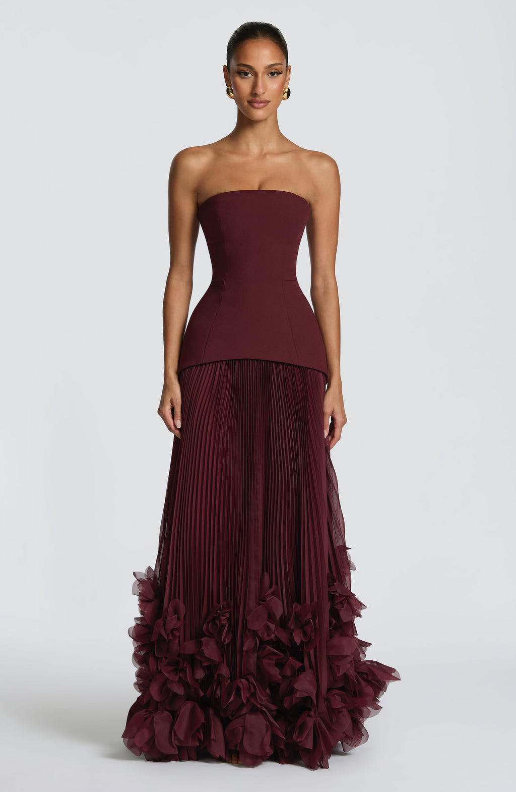 Georgia Gown - Cherry Lacquer
